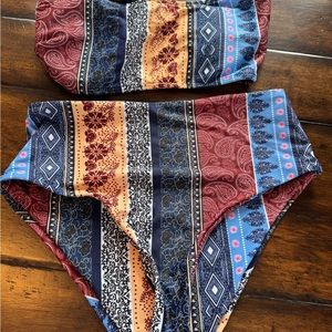 Shein Floral Bikini Set- Size M